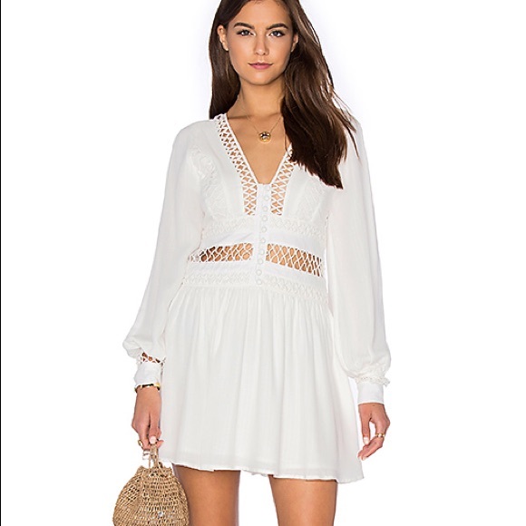 NWT FREE PEOPLE I think I love you dress white - Picture 2 of 8